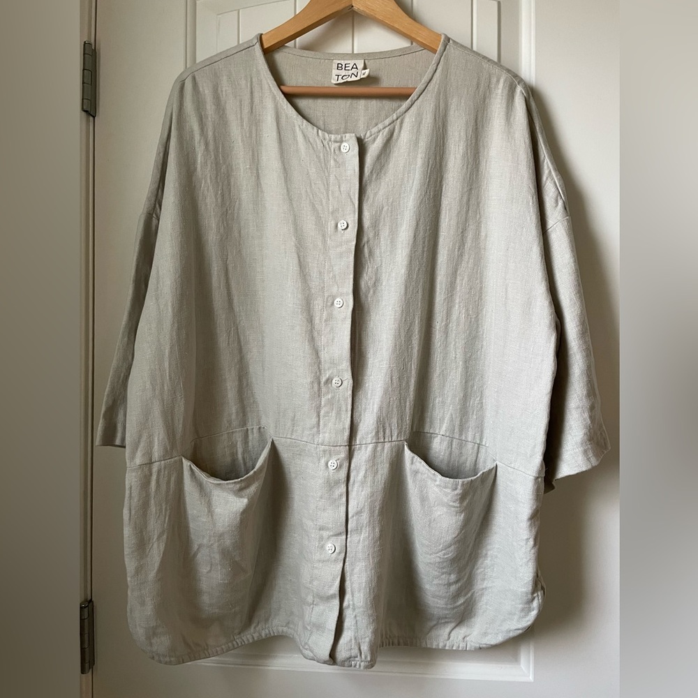 Beaton Linen lightweight jacket